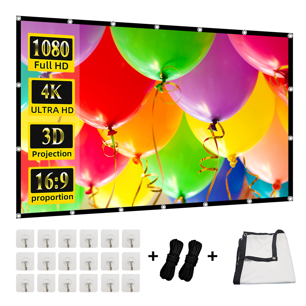 Home Cinema Screen - MIXITO Projection Curtain 16: 9 Ratio