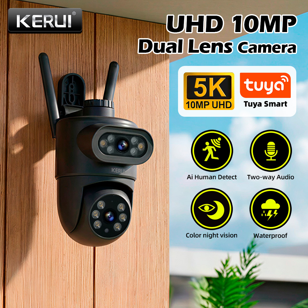 Home Cinema Screen - KERUI 5K 10MP HD Wifi PTZ