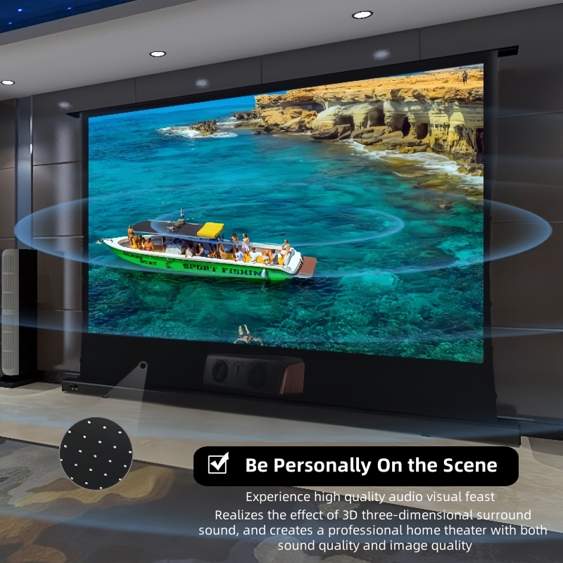 100'' 120'' 150'' 8K High Cont - Projector Screen 100 Inch recension och pris