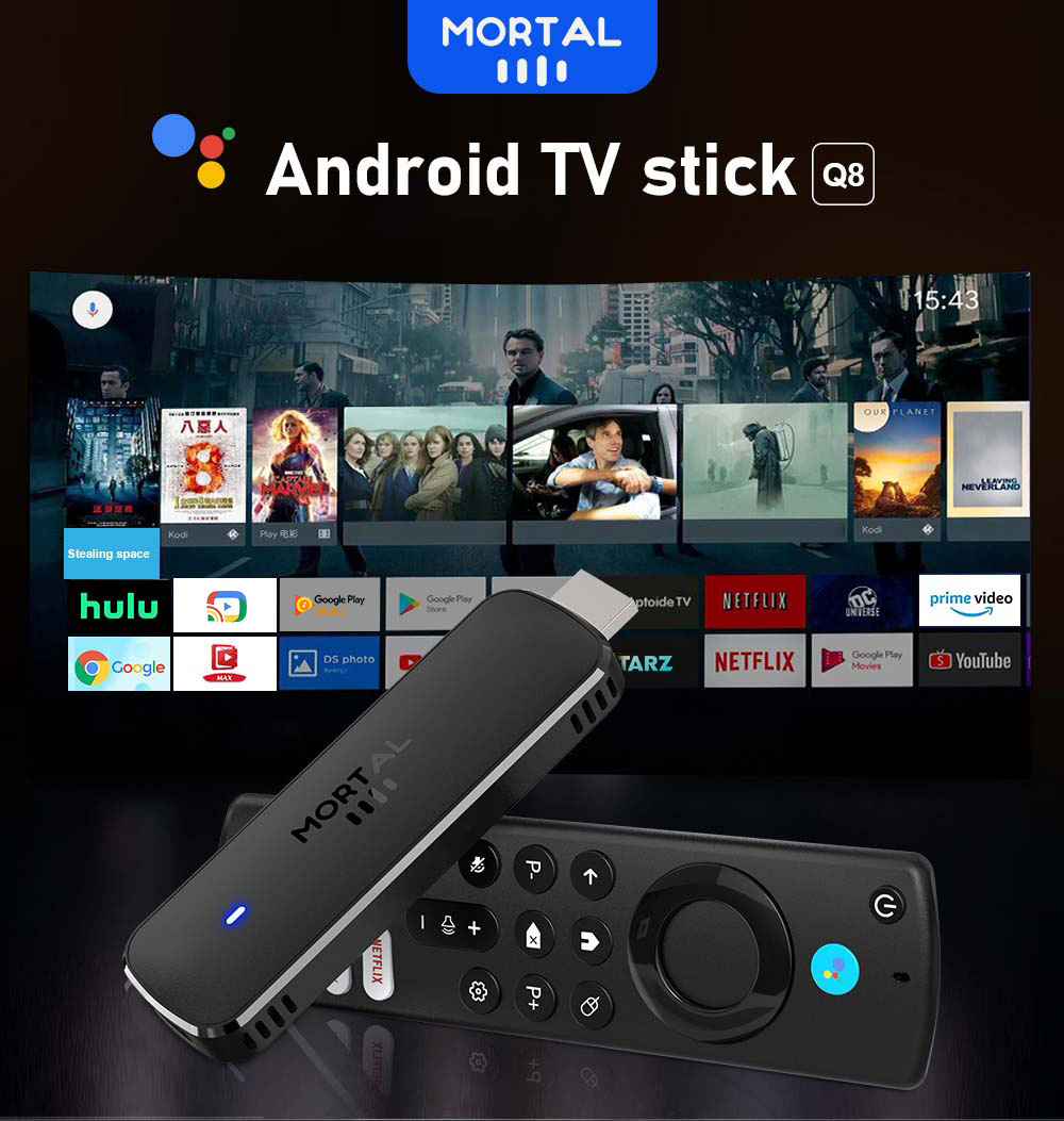 Android TV Stick Mortal Q8 Glo - Home Cinema Youtube recension och pris