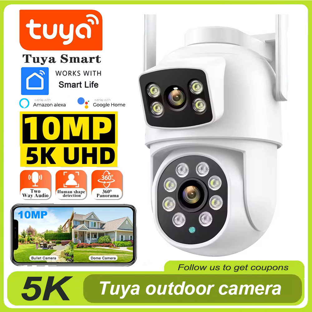 Tuya 4K 8MP Wifi Camera PTZ Ou - Home Cinema Screen recension och pris