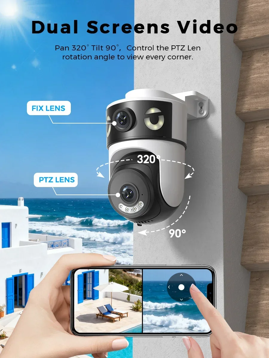 10MP 5K Dual Lens Dual Screens - Home Cinema Screen recension och pris