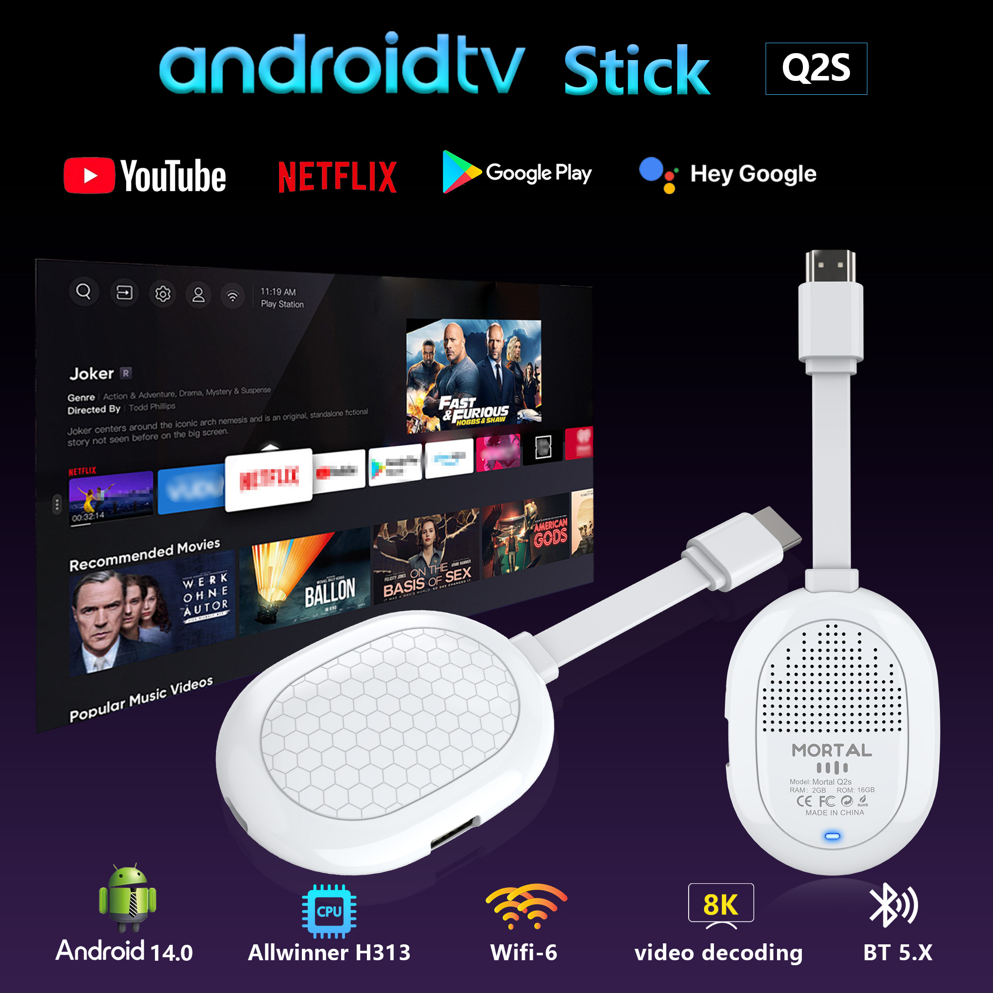 HOT Android 14.0 Allwinner H31 - Home Cinema Youtube recension och pris