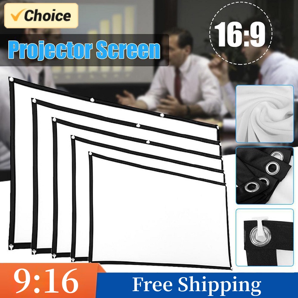 Portable Projector Screen Simp - Projector Screen 100 Inch recension och pris