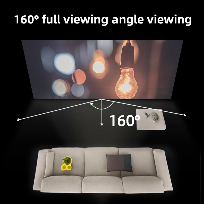 ZHNUWIE Projector Screen White - Projector Screen 100 Inch recension och pris