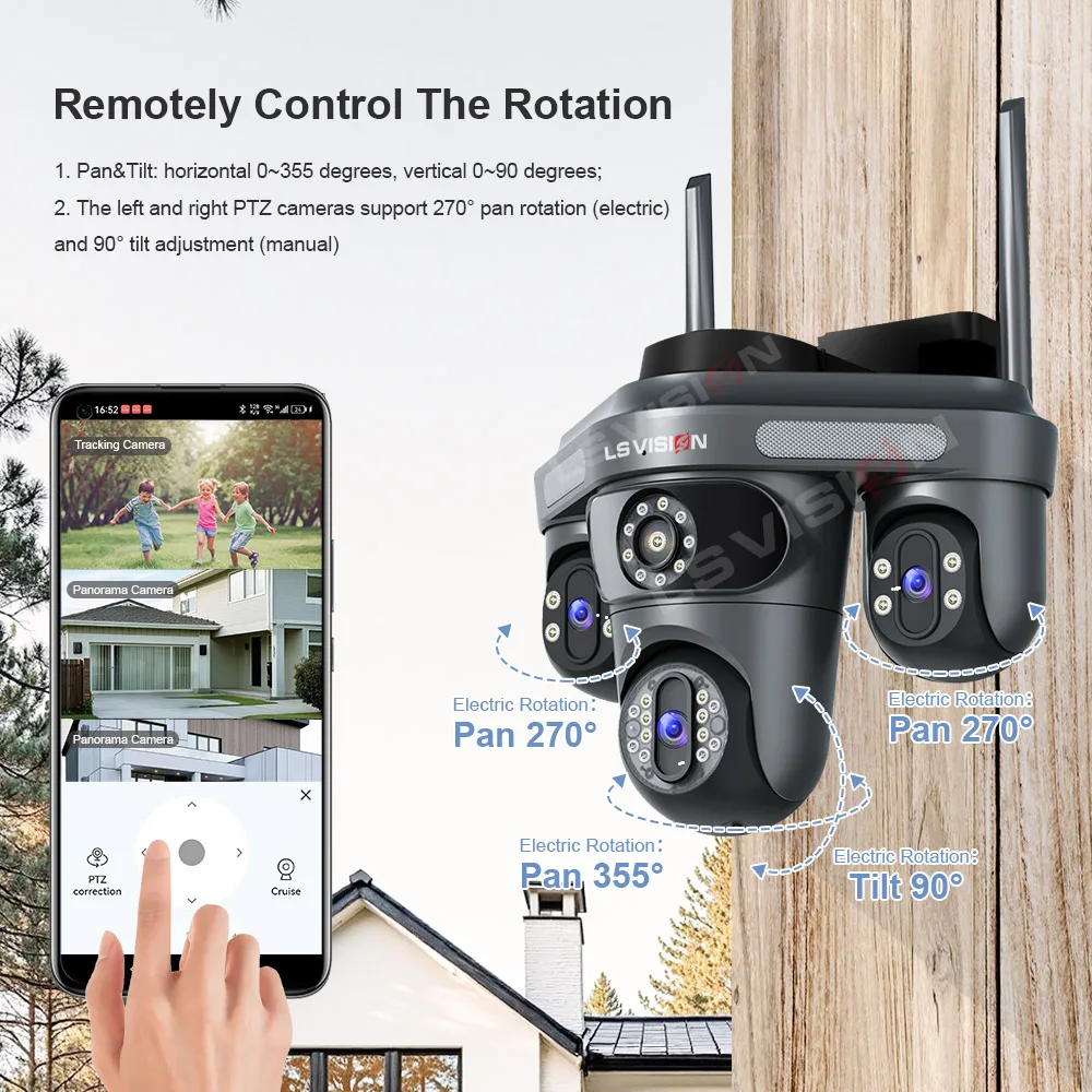 LS VISION Triple Screens Camer - Home Cinema Screen recension och pris