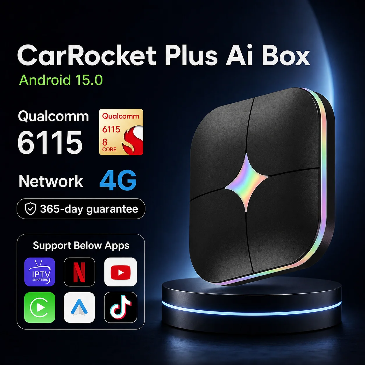 2026Android15 CarPlay Ai Box C - Home Cinema Youtube recension och pris