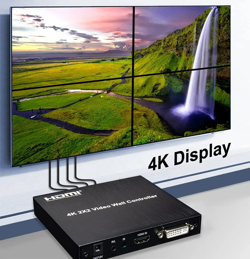 4K 2x2 HDMI TV Wall Controller - Home Cinema Screen recension och pris