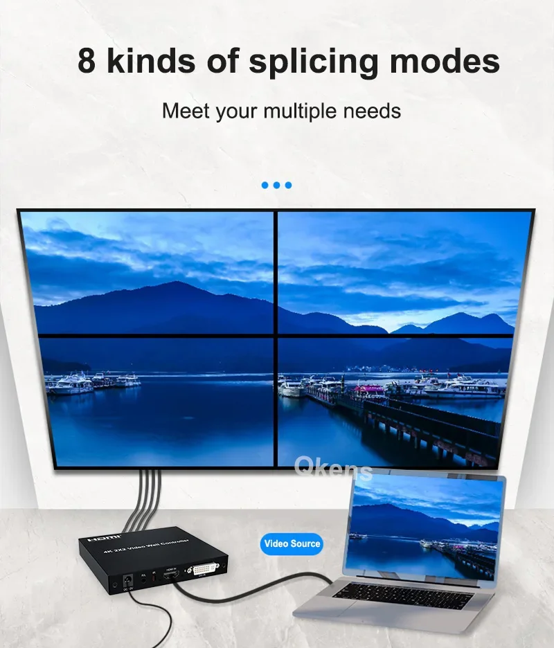 4K 2x2 HDMI TV Wall Controller - Home Cinema Screen recension och pris