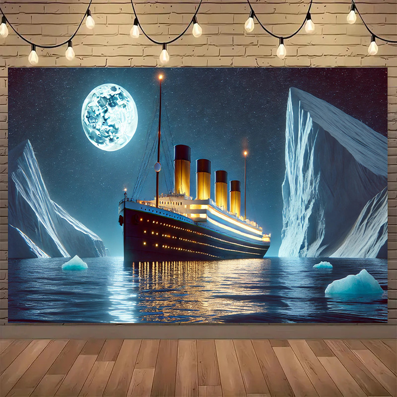 Titanic Ship Iceberg Moonlight - Home Cinema The Drama recension och pris
