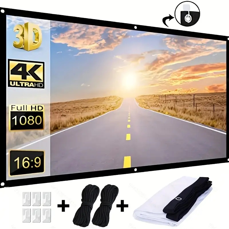 Projector Screen 16:9 Indoor/O - Home Cinema Screen recension och pris