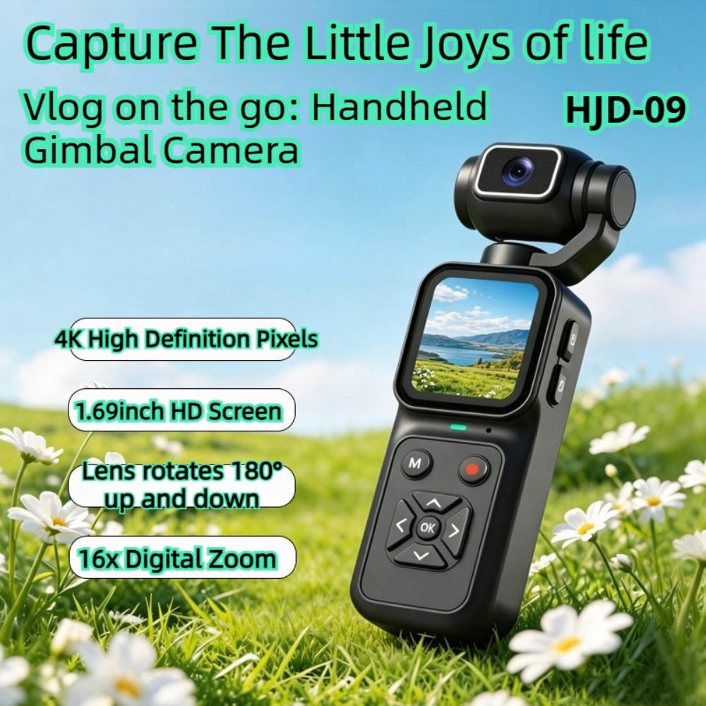 HJD-09 4K Vlogging Camera 180° - Home Cinema Youtube recension och pris